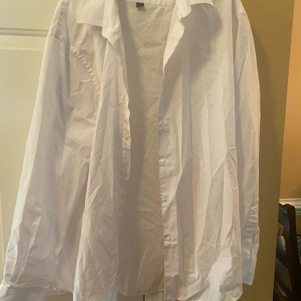 White men’s dress shirt
